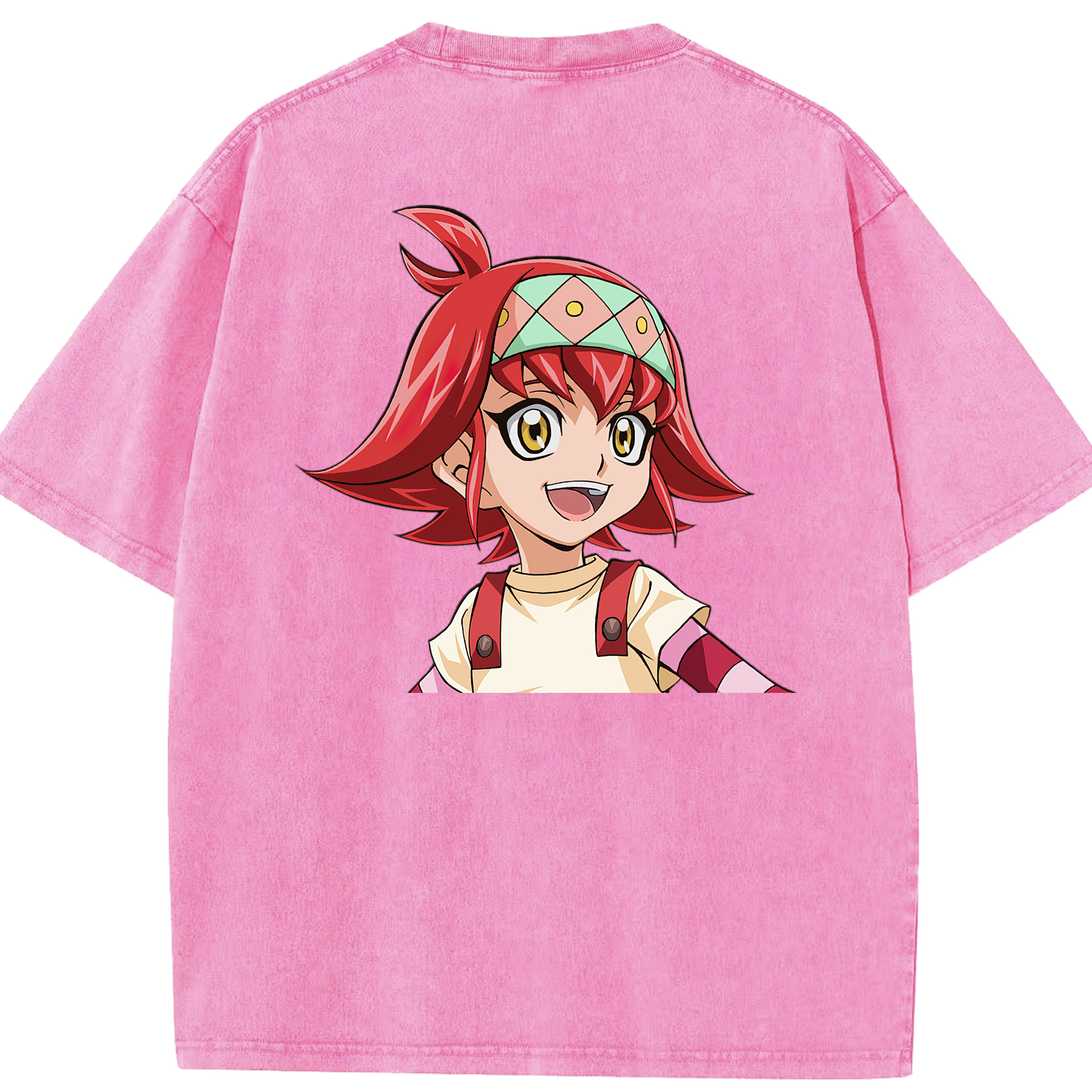 （画像用） 遊☆戯☆王 Yu-Gi-Oh! 綿100% ヴィンテージ風 半袖Tシャツ（背面プリント）